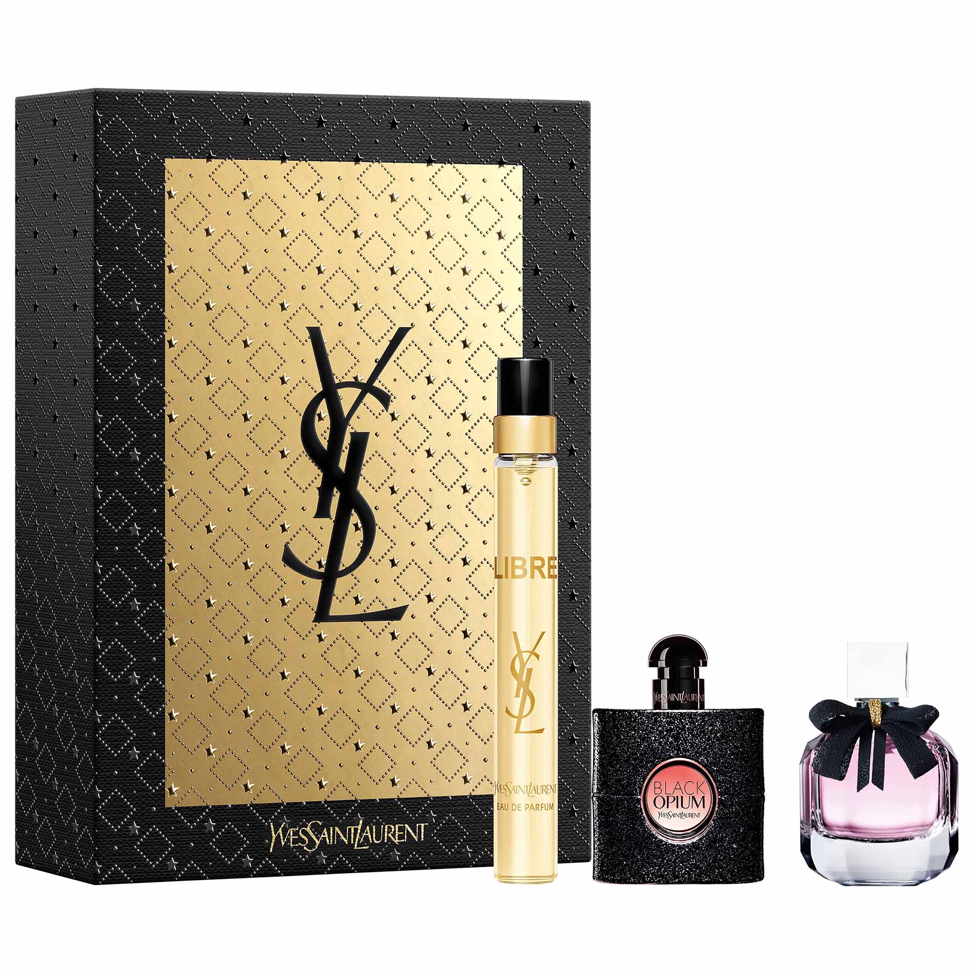 Thumbnail of Yves Saint Laurent Libre Black Opium & Mon Paris Trio Perfume Set