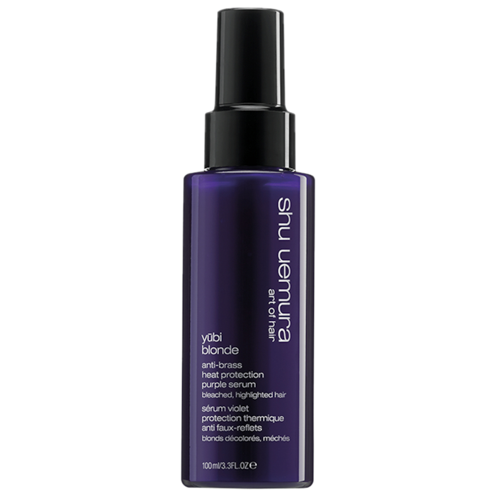 Yubi Blonde Anti-Brass Heat Protecting Purple Hair Serum - shu uemura ...