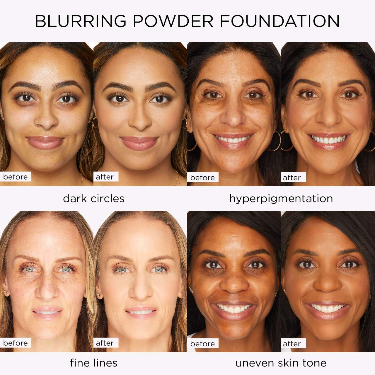 Amazonian clay blurring powder foundation