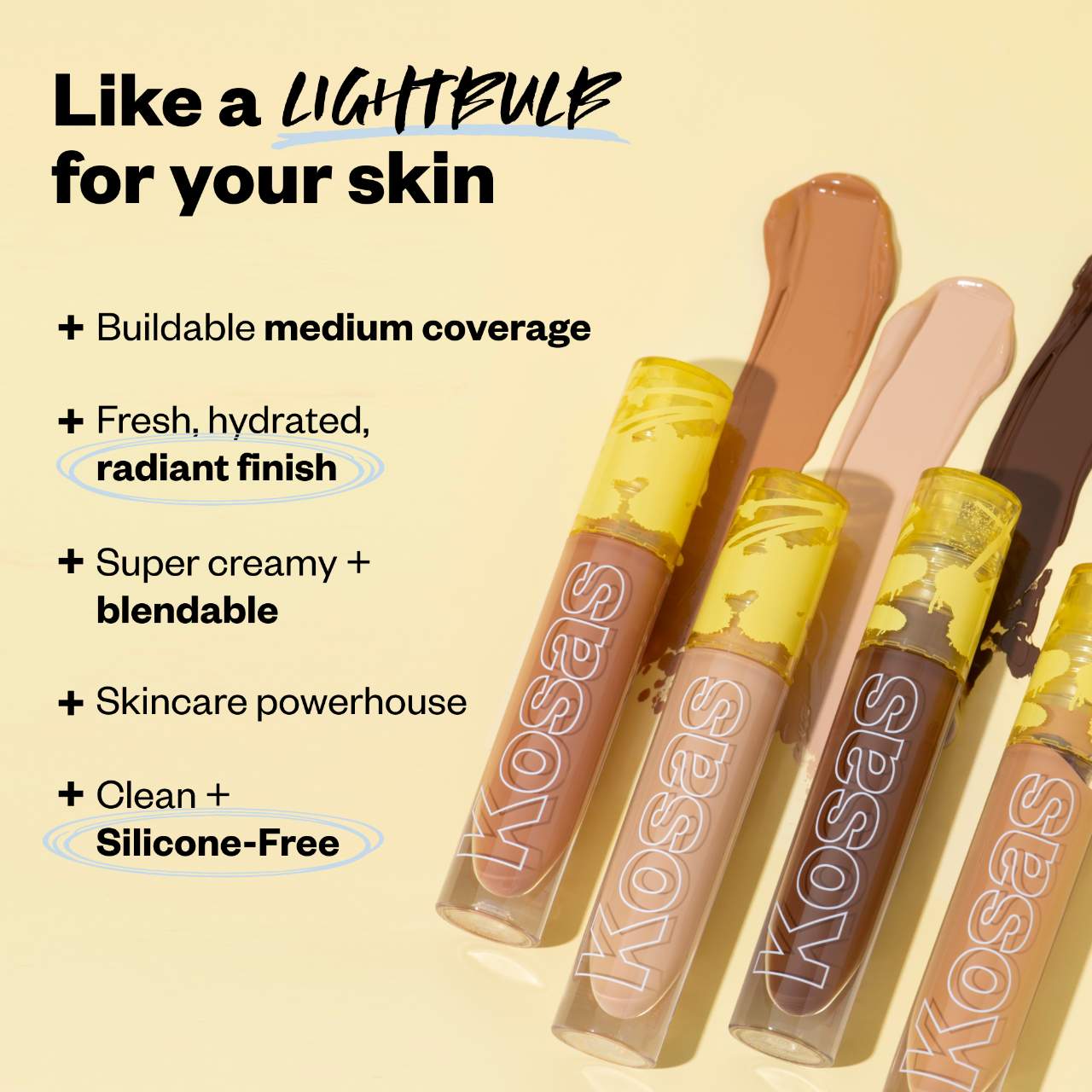 Mini Revealer Super Creamy + Brightening Concealer with Caffeine and Hyaluronic Acid