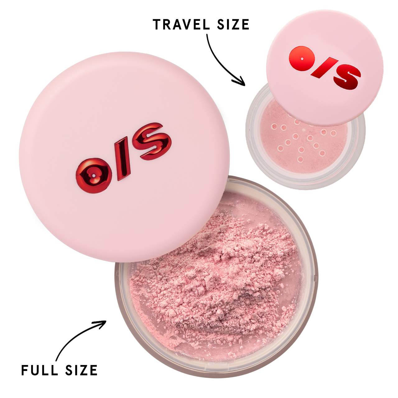 Drug pressed powder fashion for touch ups