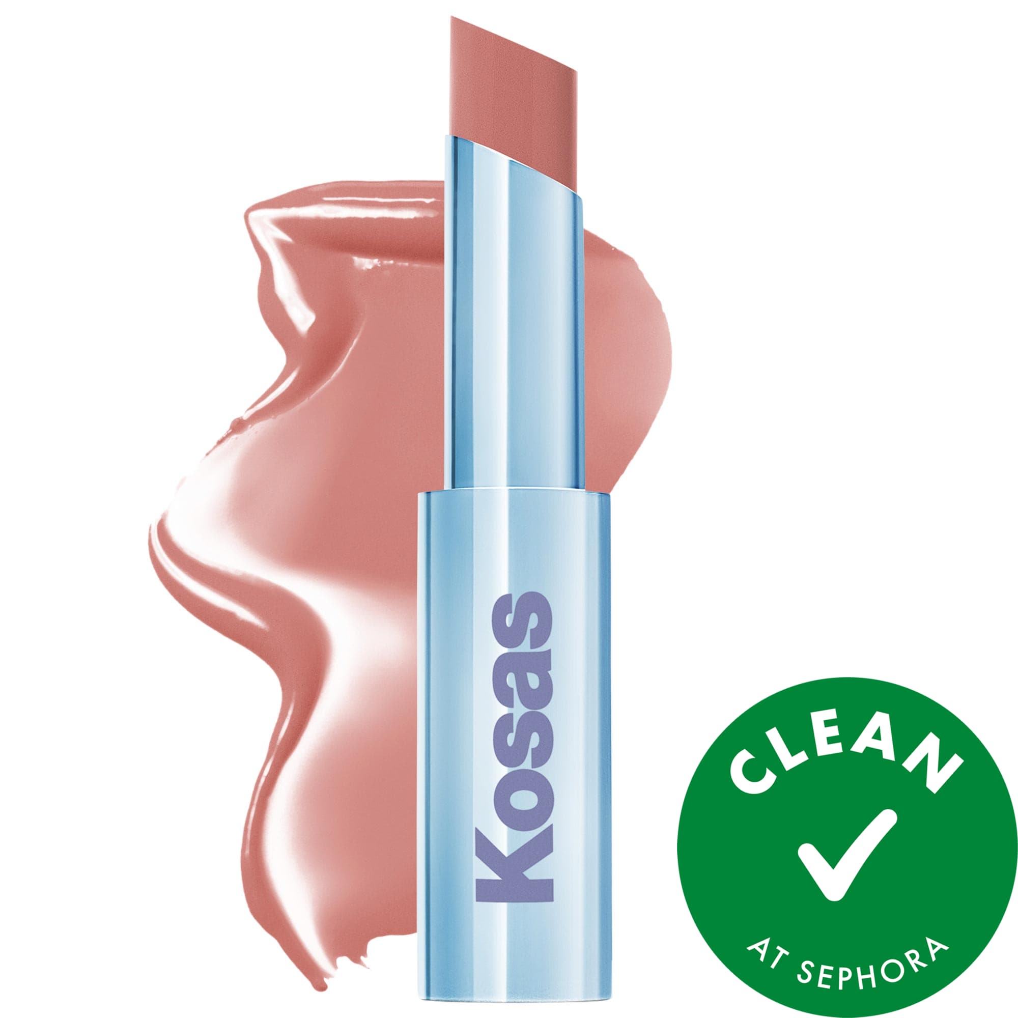 Kosas Wet Stick Moisturizing Shiny Sheer Lipstick with Ceramides 0.10 oz / 3 g