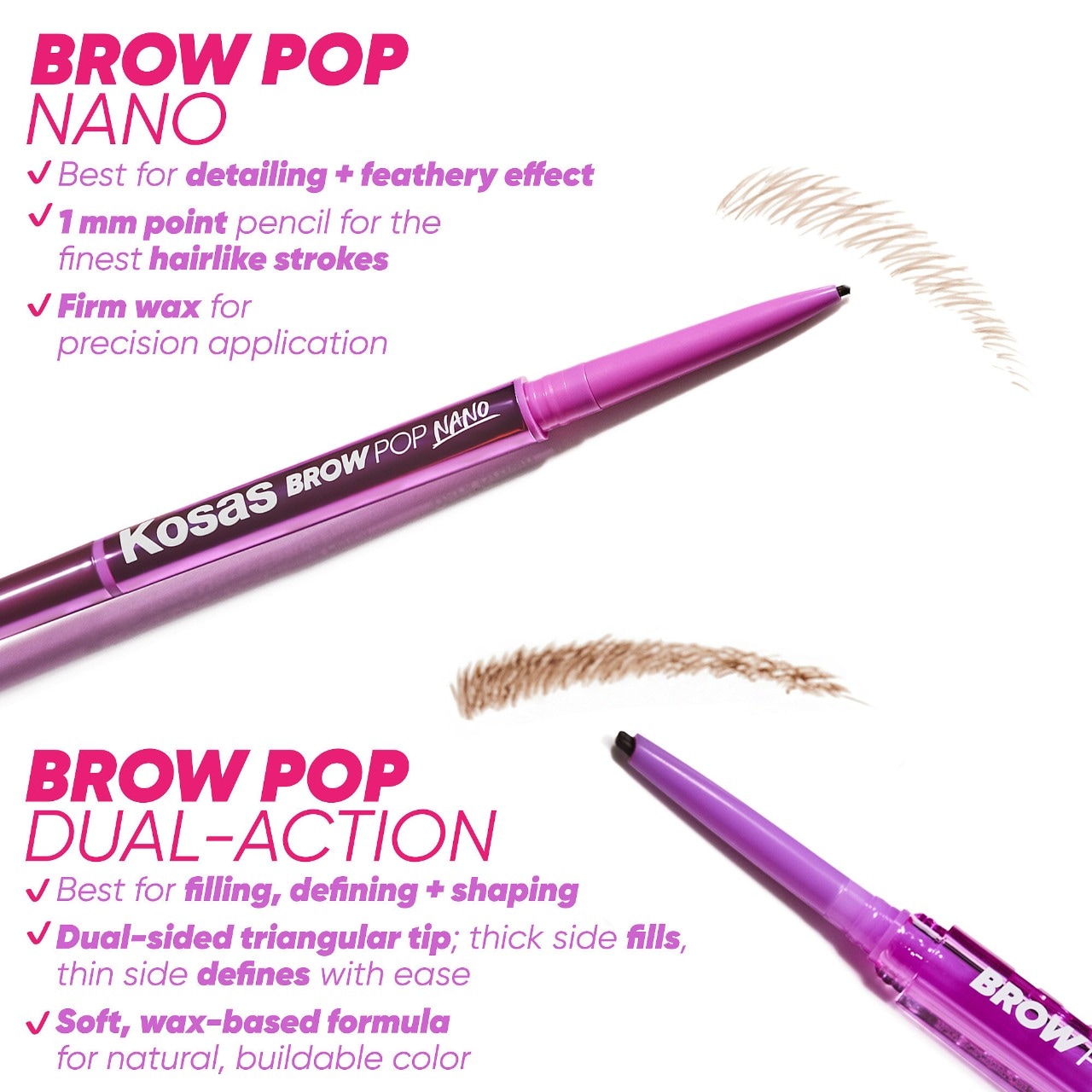 Brow Pop Nano Ultra-Fine Detailing + Feathering Eyebrow Pencil