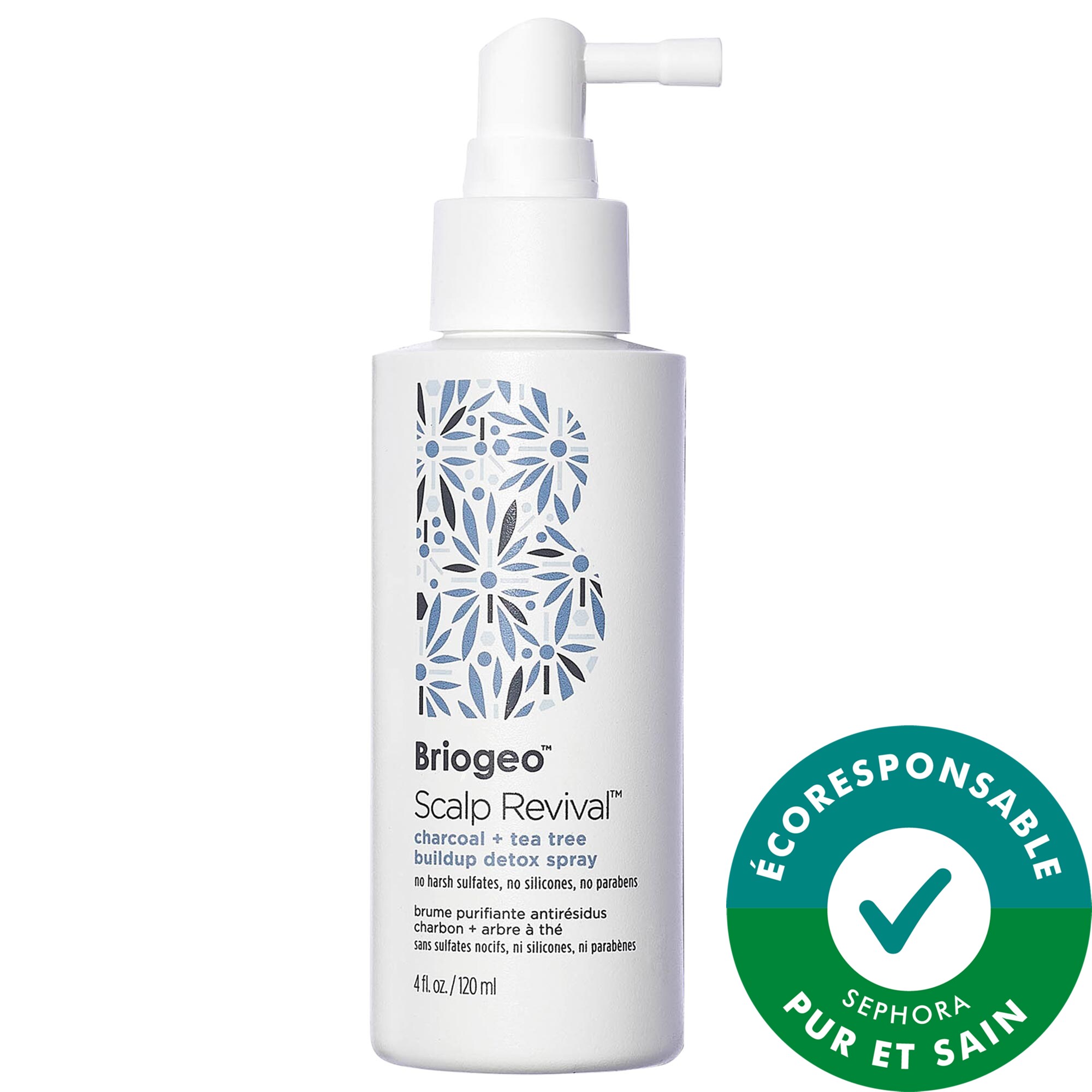 Vaporisateur purifiant Scalp Revival™ au charbon et au théier pour prévenir l'accumulation