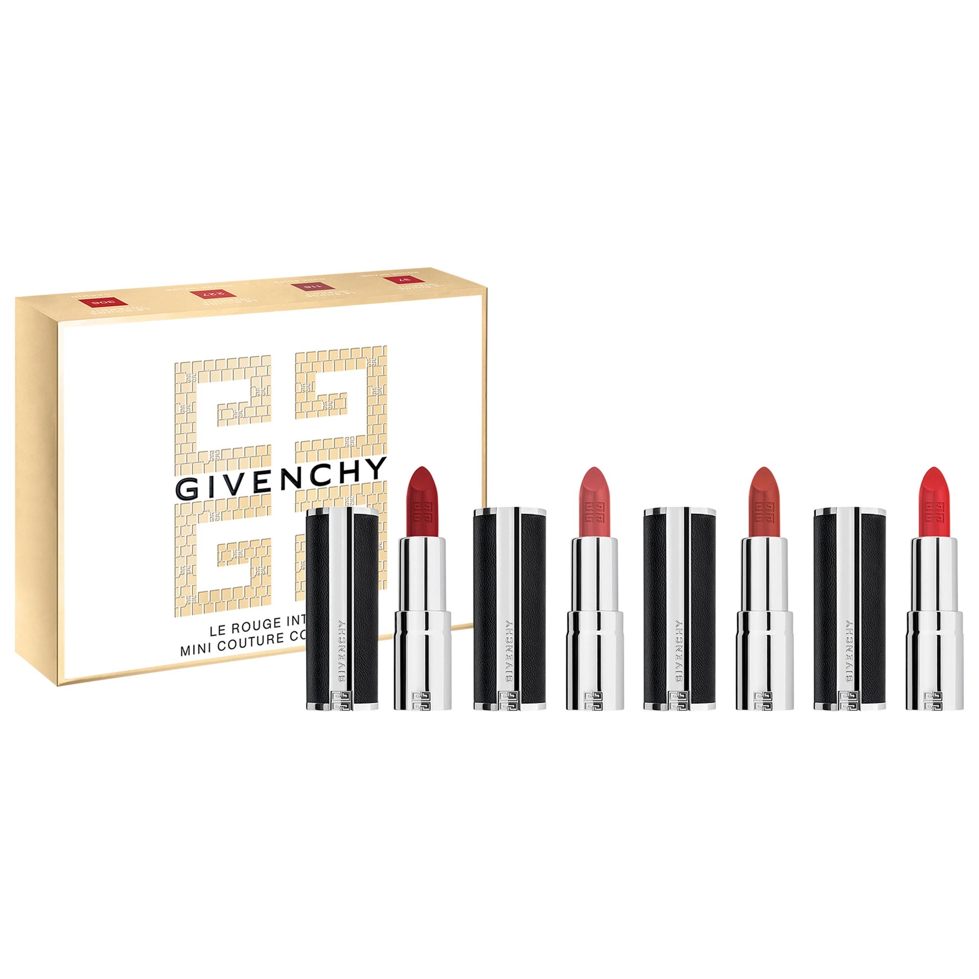 Givenchy Mini Le Rouge Interdit Intense Silk Limited Edition Lip Set / In White