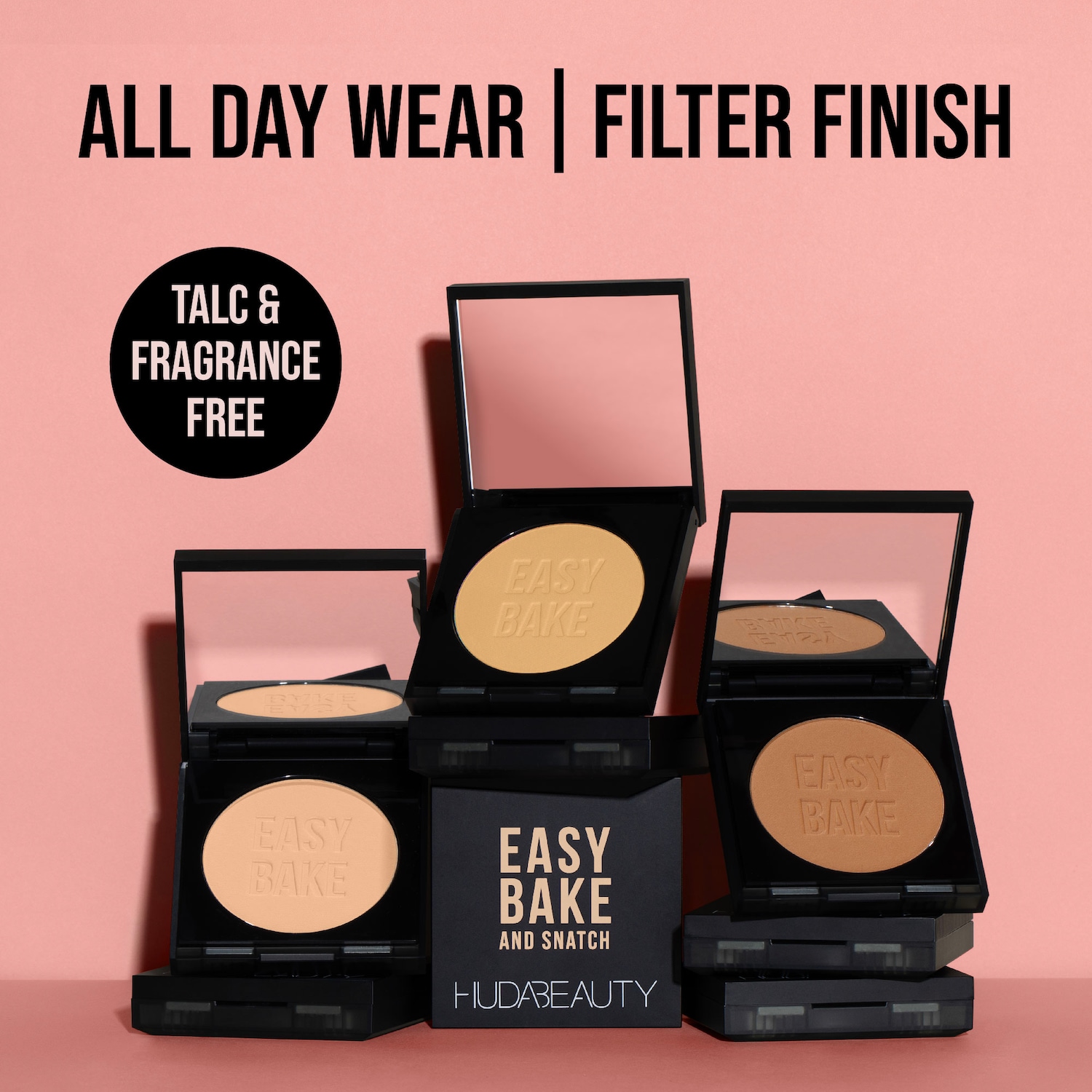 Easy Bake and Snatch Pressed Talc-Free Brightening Setting Powder