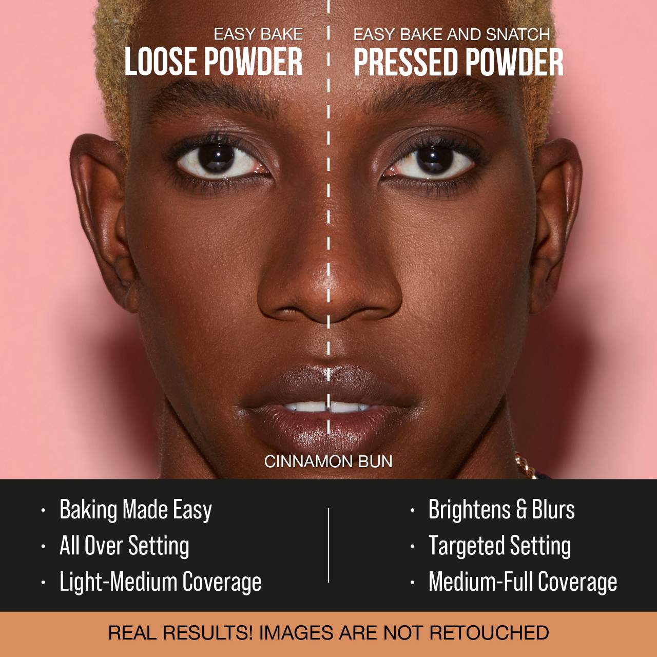 Easy Bake and Snatch Pressed Talc-Free Brightening Setting Powder