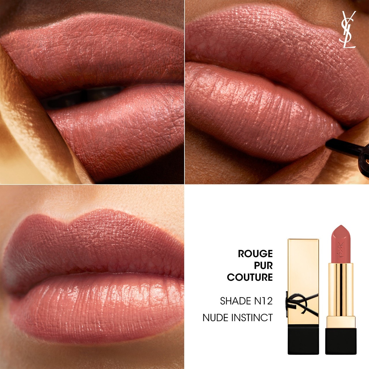 Rouge Pur Couture Caring Satin Lipstick with Ceramides