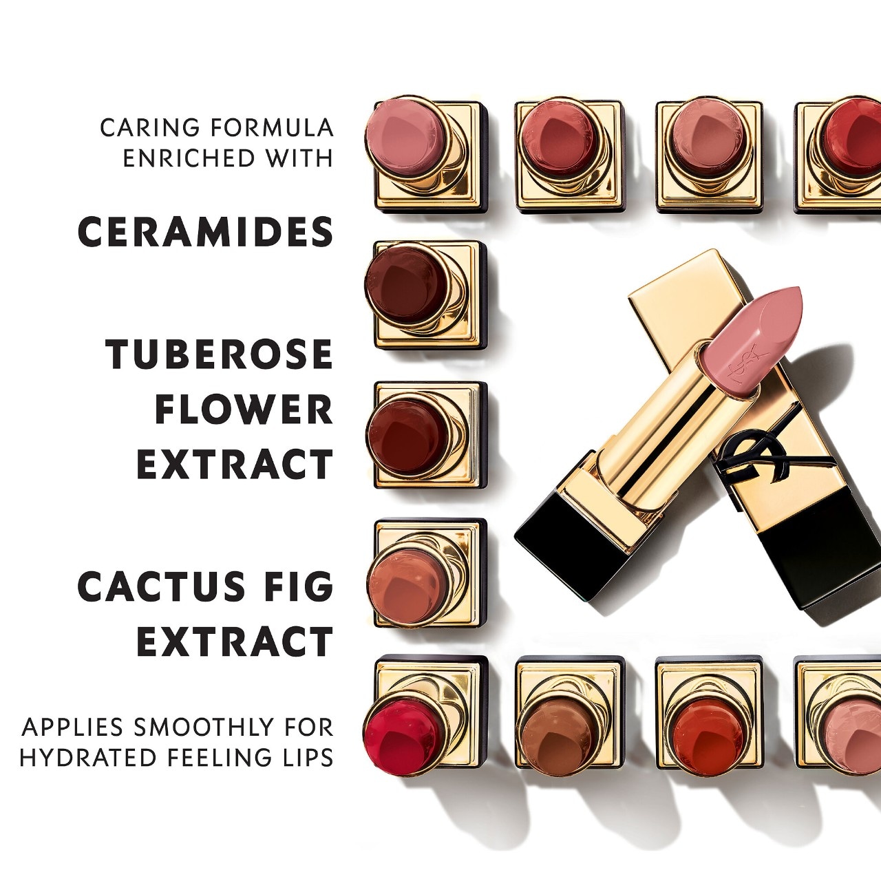 Rouge Pur Couture Caring Satin Lipstick with Ceramides