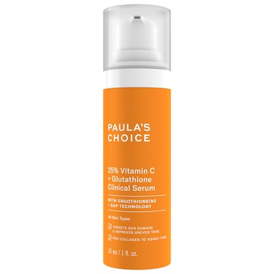 Paula's Choice - 25% Vitamin C + Glutathione Clinical Serum for Brightening & Dark Spots 1 oz / 30 ml Paula's Choice 25% Vitamin C + Glutathione Clinical Serum for Brightening & Dark Spots