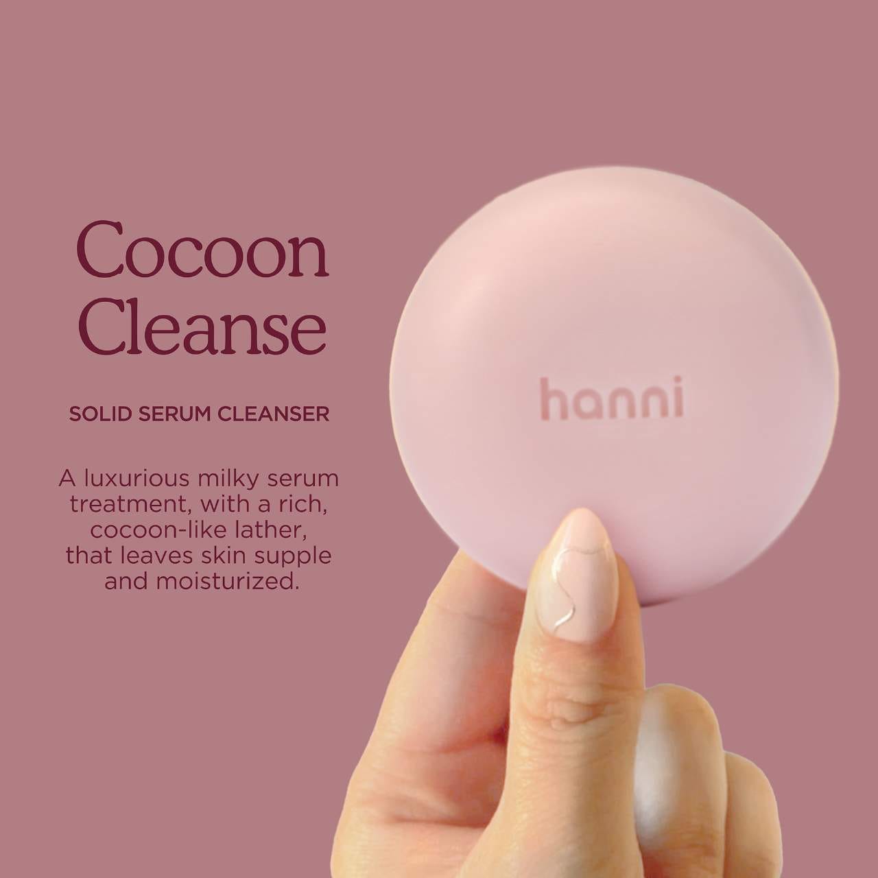 Cocoon Cleanse Solid Body Serum Cleanser with Shea Butter