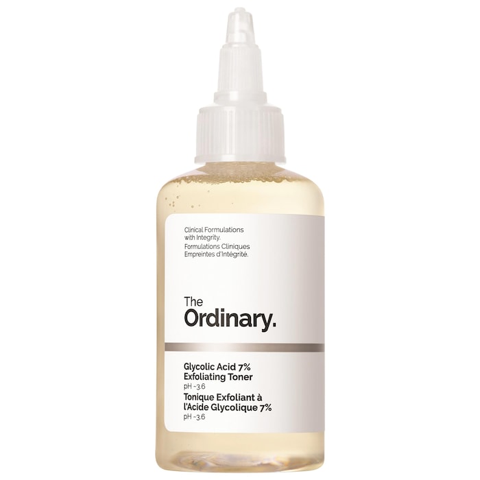 Mini Glycolic Acid 7% Exfoliating Toner - The Ordinary | Sephora