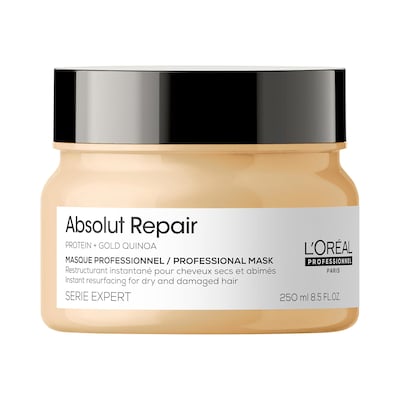 L'Oréal Professionnel - Masque capillaire de protéines réparateur Absolut 8.5 oz / 250 ml L'Oréal Professionnel Masque capillaire de protéines réparateur Absolut