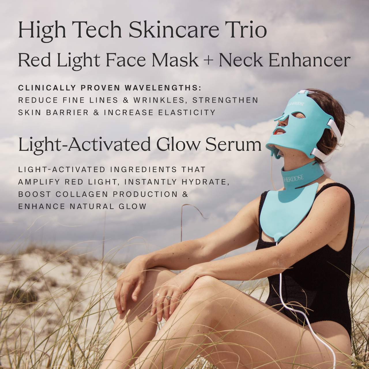 Red Light Face Mask for Fine Lines & Glowing Skin