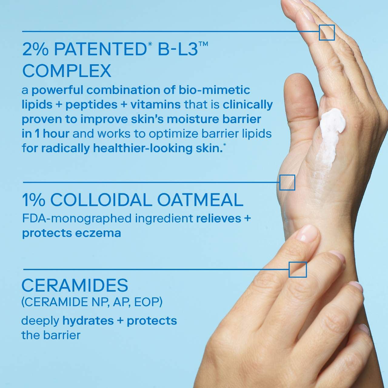 Eczema+ Ceramide Hand + Foot Relief Cream