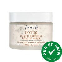 fresh - Masque de secours exfoliant Lotus Youth Preserve