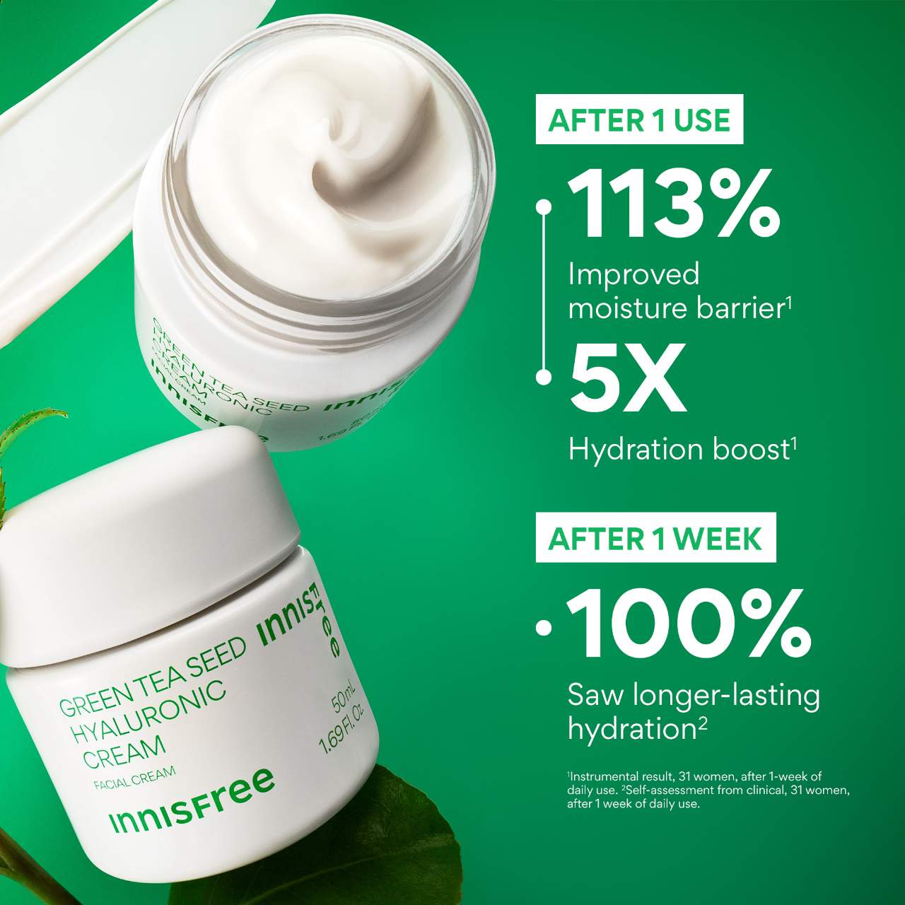 Green Tea Seed Hyaluronic Acid Hydrating Cream