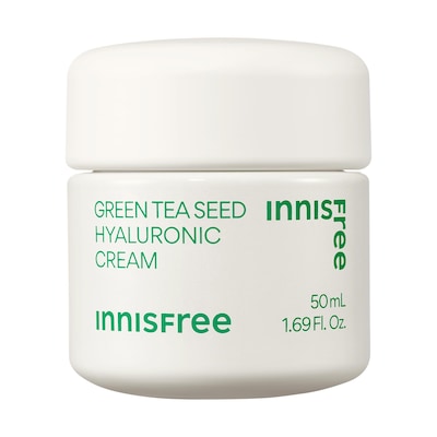 innisfree - Green Tea Seed Hyaluronic Acid Hydrating Cream 1.69 oz / 50 ml innisfree Green Tea Seed Hyaluronic Acid Hydrating Cream Clean at Sephora