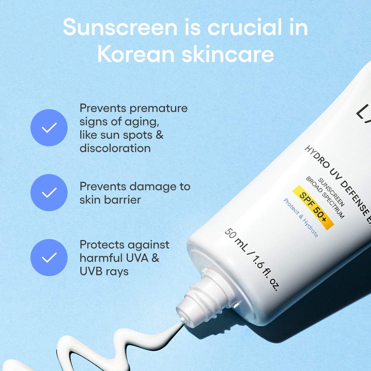 Hydro UV Defense Sunscreen Broad Spectrum  SPF 50+