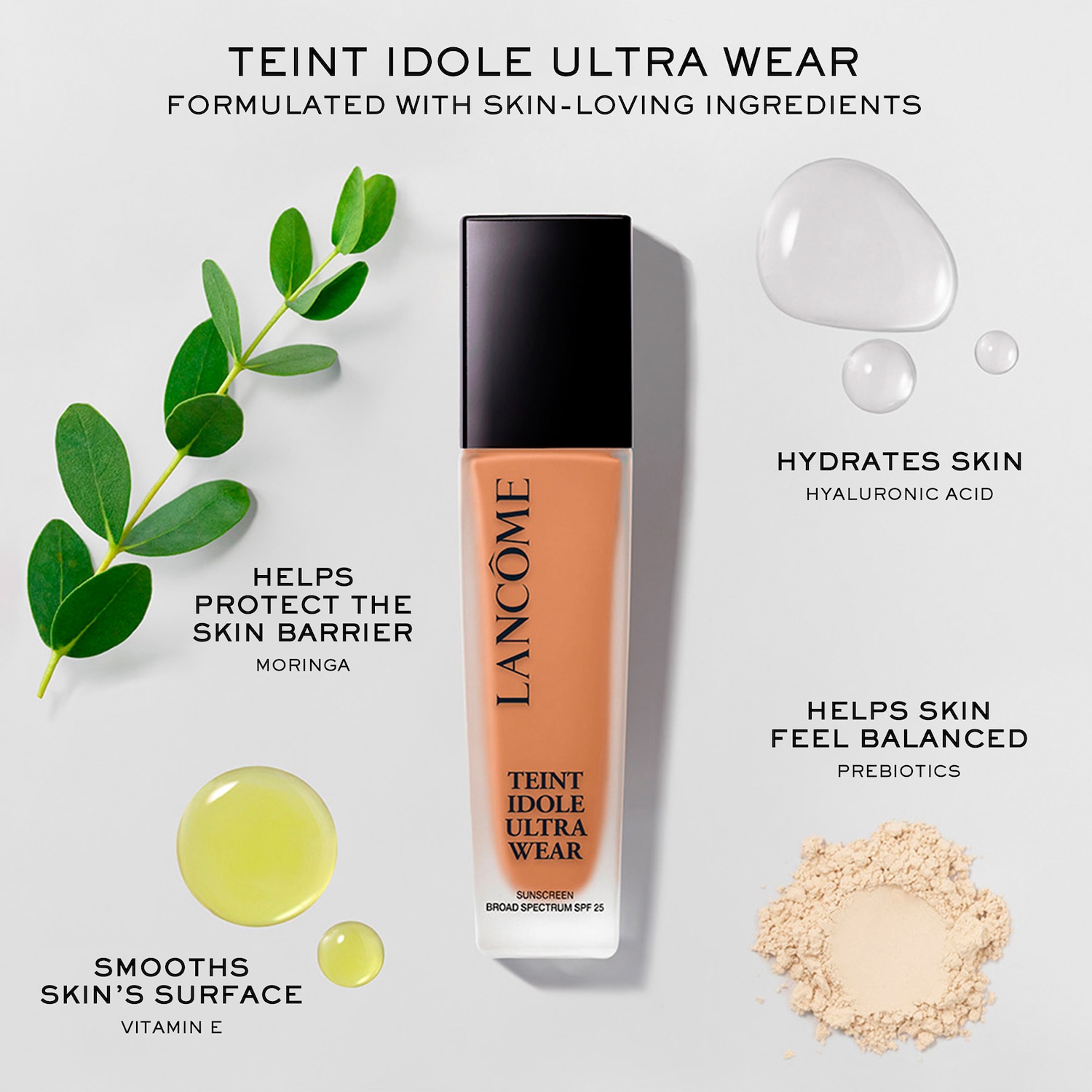 Teint Idole Ultra 24H Long Wear Matte Foundation with Hyaluronic Acid & Vitamin E