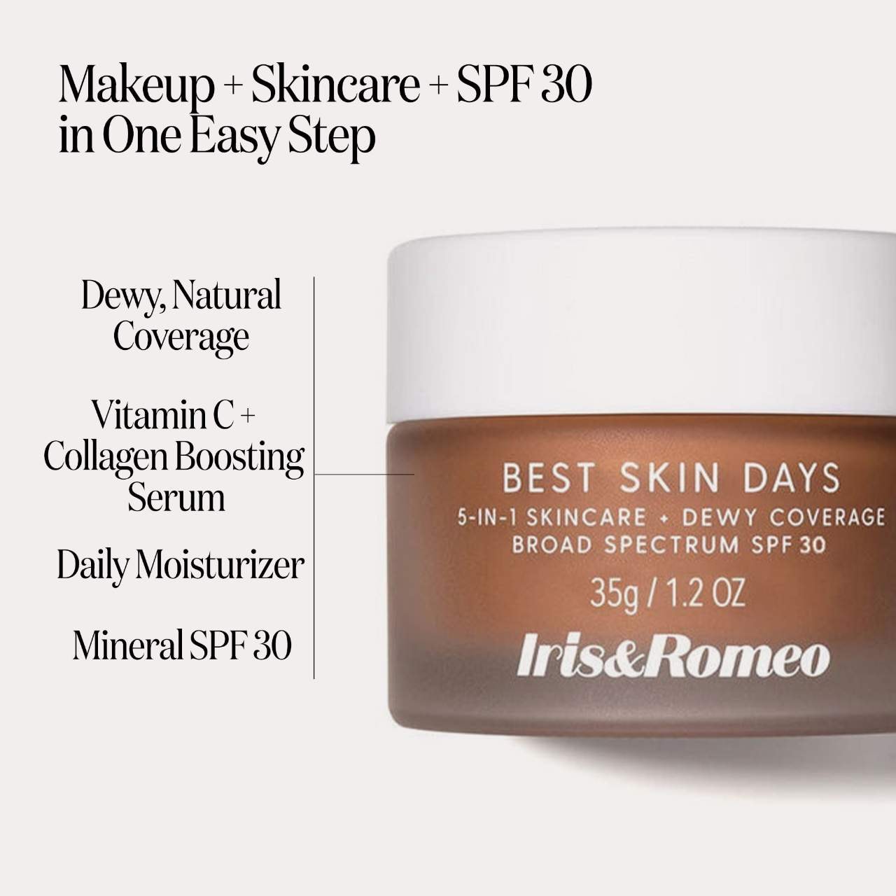 Best Skin Days SPF30 Whipped Tinted Moisturizer with Vitamin C + Hyaluronic Acid