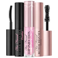 Too Faced - Mini Lashes & Lips On The Fly: Primer, Mascara + Lip Plumper Set