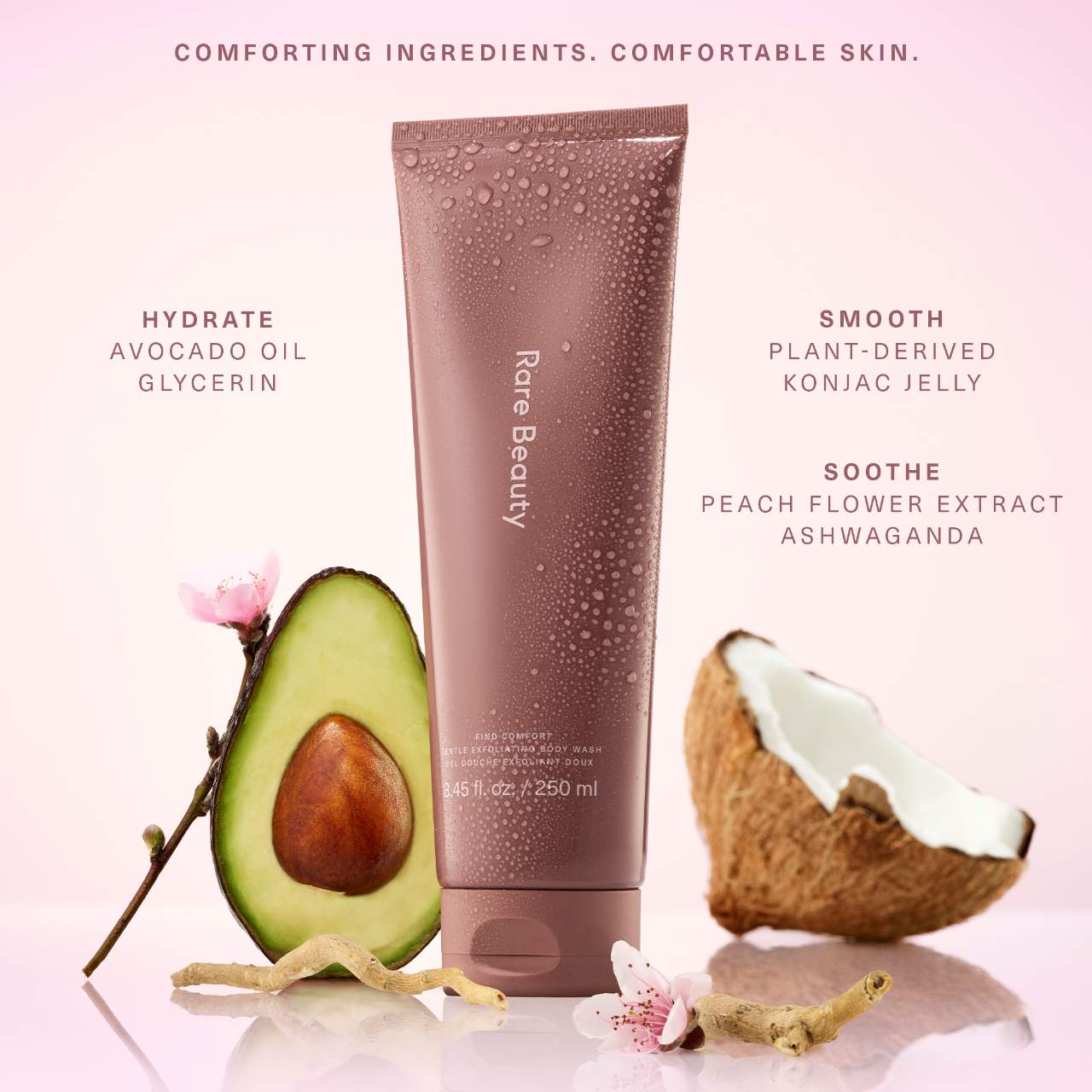 Find Comfort Gentle Exfoliating Konjac Jelly Body Wash