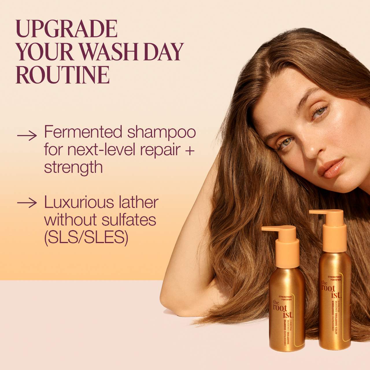 Strengthen Concentrated Shampoo for Dry, Damaged Hair