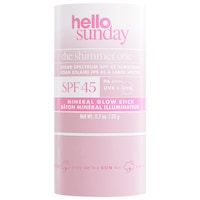 Hello Sunday - The Shimmer One SPF 45 Face and Body Mineral Sunscreen Glow Stick with Hyaluronic Acid