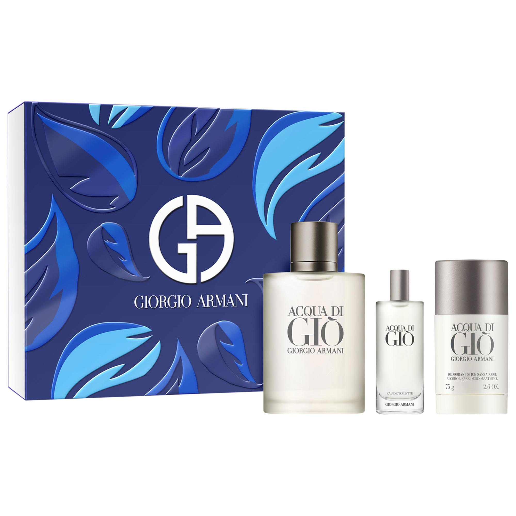 Giorgio armani perfume set for him hotsell