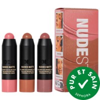 NUDESTIX - Minitrousse de trois articles fard à joues et produit bronzant Sunkissed