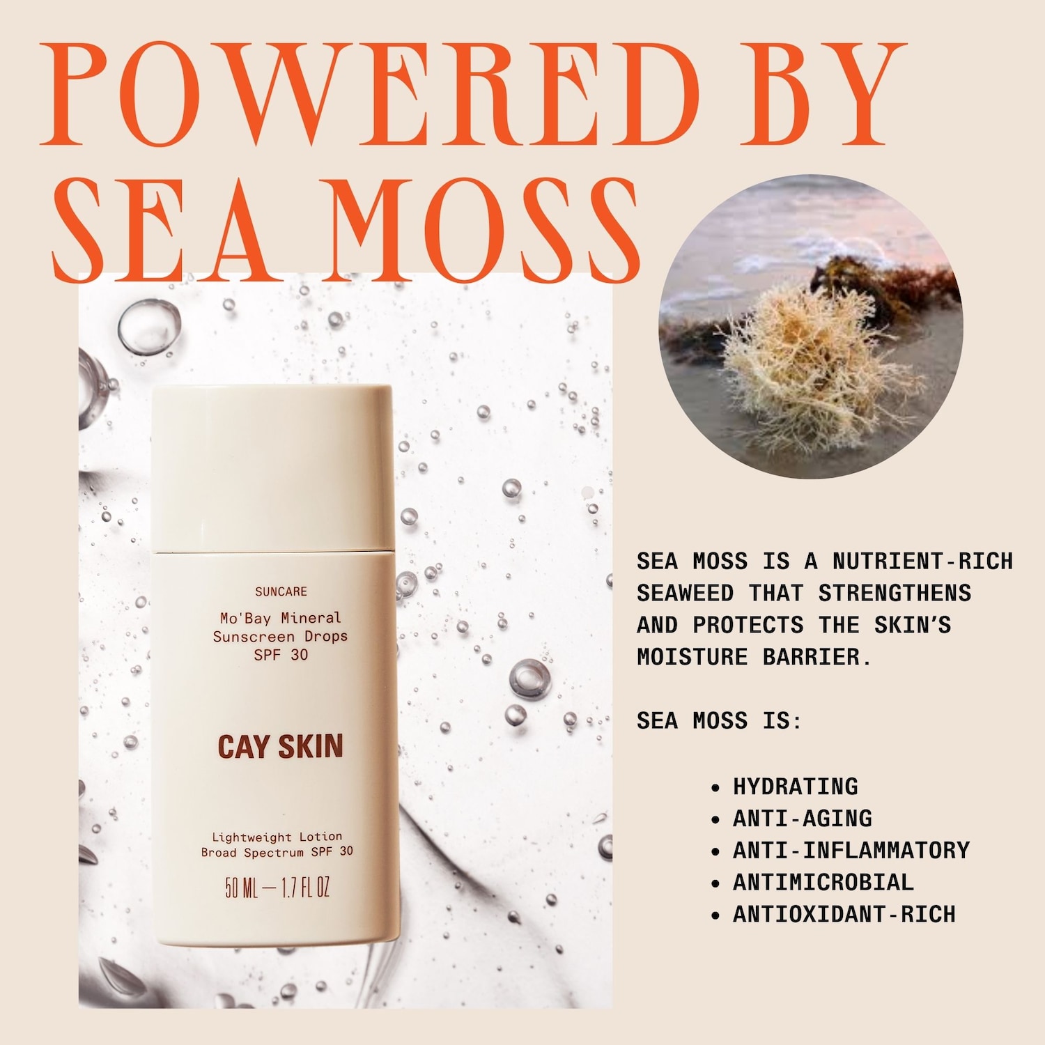 Mo'Bay Mineral Sunscreen Drops SPF 30