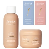 Function of Beauty PRO - Ensemble-avantage shampooing et masque pour cheveux torsadés avec définition des boucles et hydratation