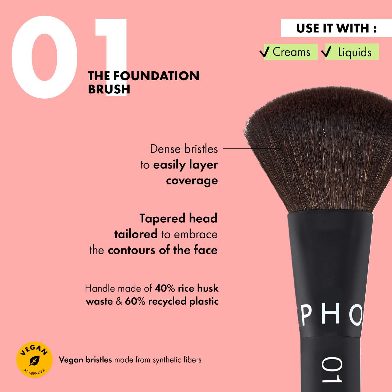 Essential Brush - 01 Foundation