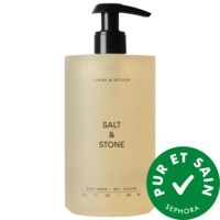 Salt & Stone - Nettoyant pour le corps rechargeable Santal & Vetiver avec niacinamide et probiotiques