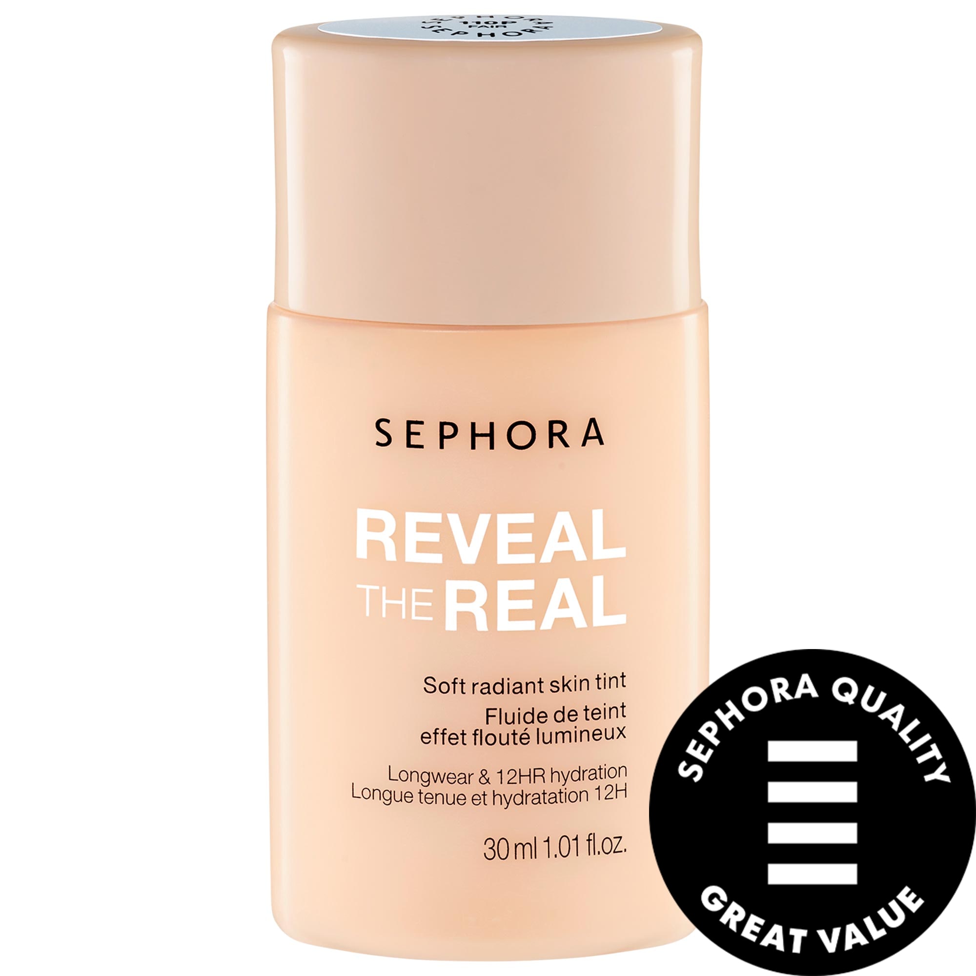 SEPHORA COLLECTION Reveal The Real 12HR Soft Radiant Skin Tint 1.01 oz / 30 mL