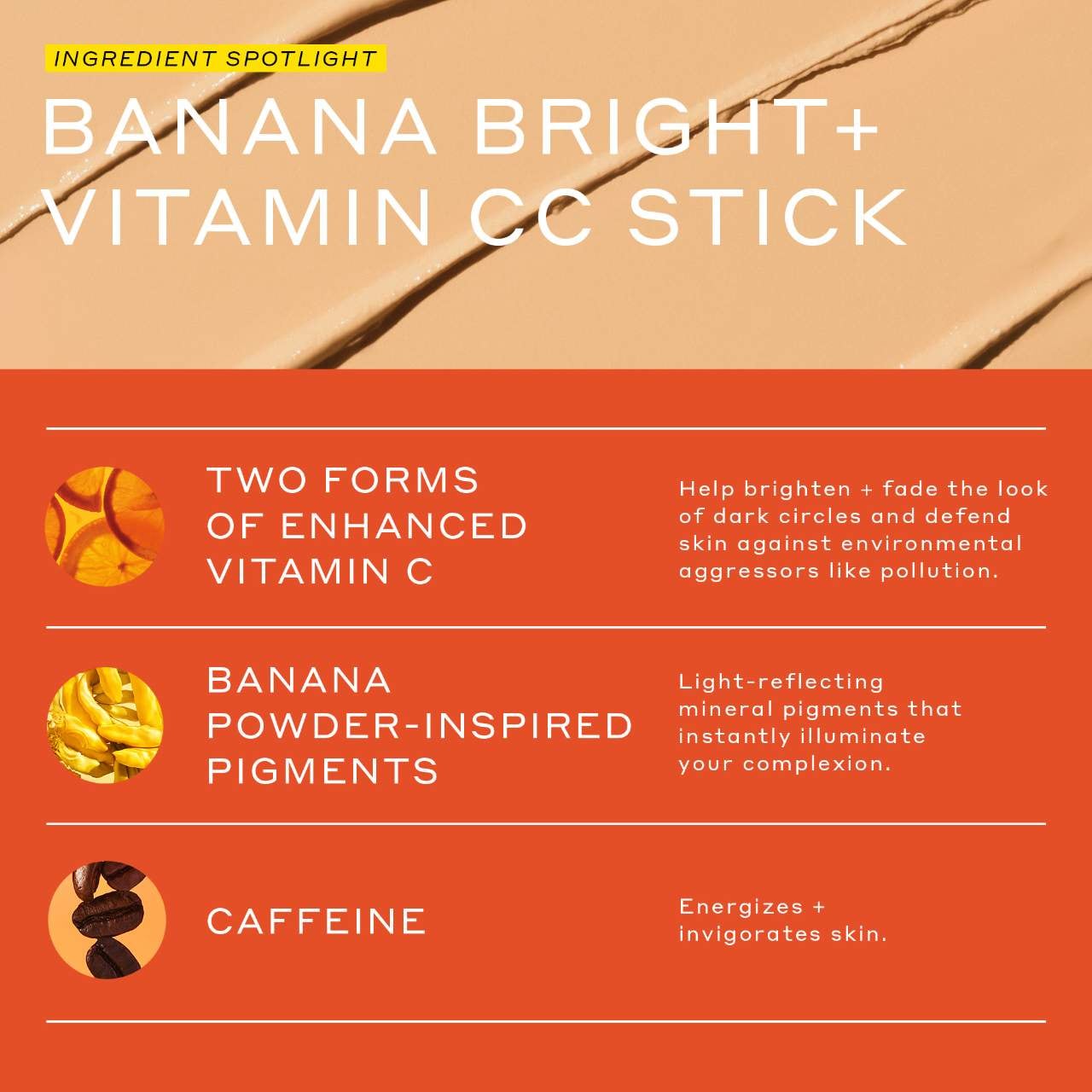 Banana Bright+ Vitamin CC Eye Sticks for Dark Circles