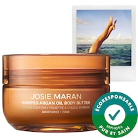 Josie Maran - Beurre raffermissant pour le corps rechargeable Always Nude (non parfumé) à l’huile d’argan fouettée