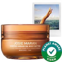 Josie Maran - Always Nude (Unscented) - Whipped Argan Oil Refillable Firming Body Butter Jar