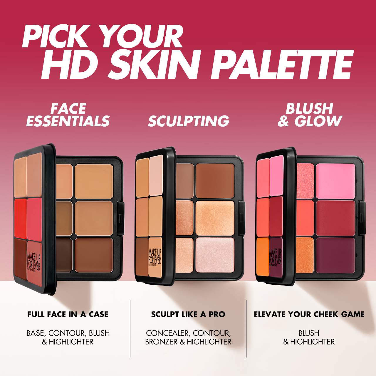 HD Skin Face Essentials – Longwear Full Cream Palette