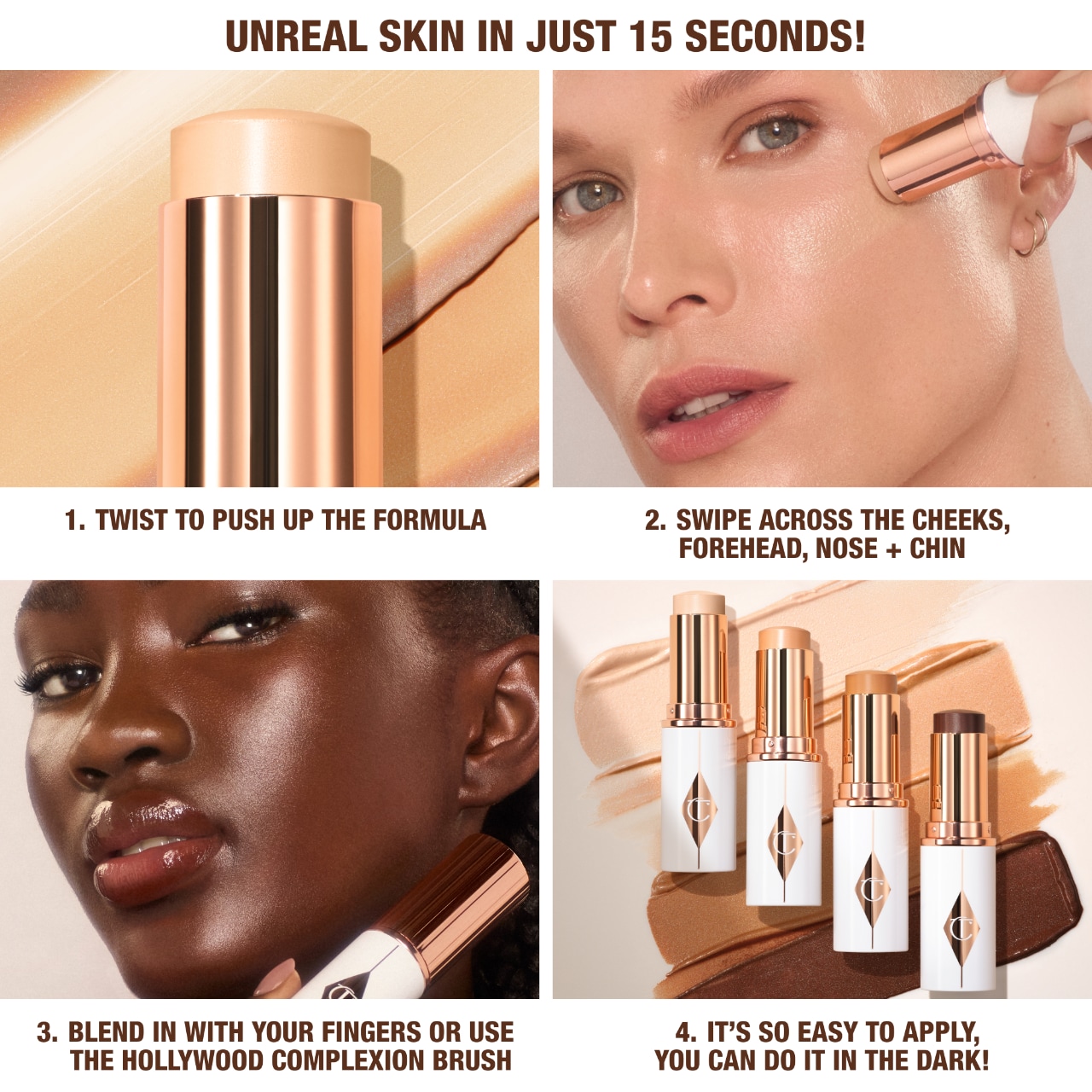 Unreal Skin Sheer Glow Tint Hydrating Foundation Stick