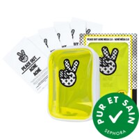 Peace Out - Ensemble-avantage de timbres pour peau acnéique avec acide salicylique Peace Out + sac de voyage gratuit