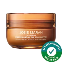 Josie Maran - Beurre corporel rechargeable raffermissant à l’huile d’argan fouettée Vanilla Apricot