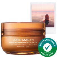 Josie Maran - Beurre corporel raffermissant rechargeable à l’huile d’argan fouettée Vanilla Bean