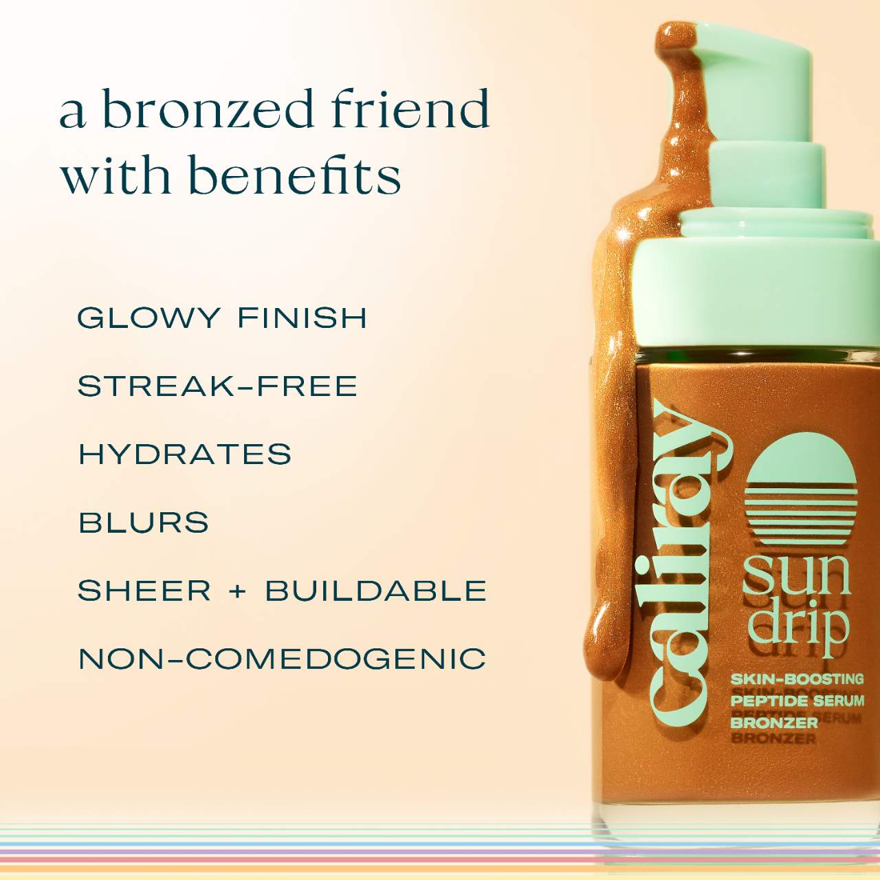 Sundrip Luminous Liquid Bronzer with Hyaluronic Acid + Peptides