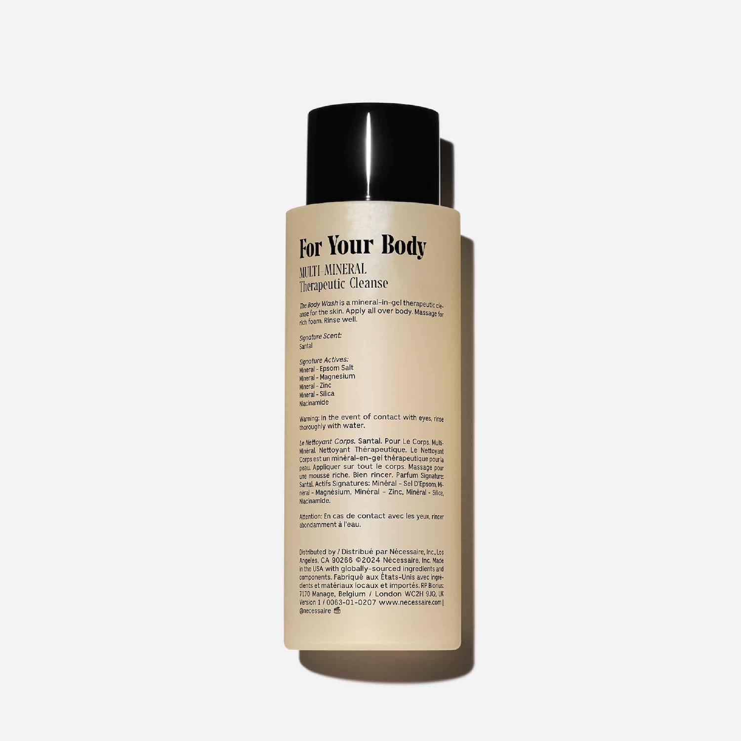 The Body Wash Santal - Therapeutic Treatment Cleanse With Epsom Salt + Minerals