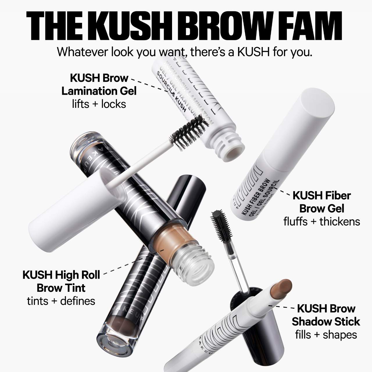 KUSH High Roll Defining Tubing Eyebrow Gel