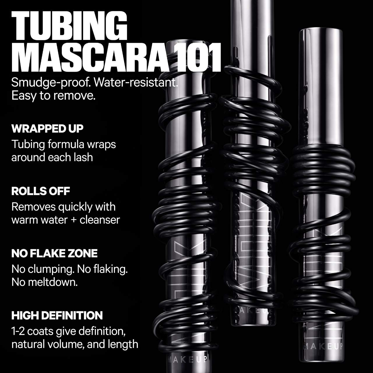 KUSH High Roll Defining & Volumizing Tubing Mascara