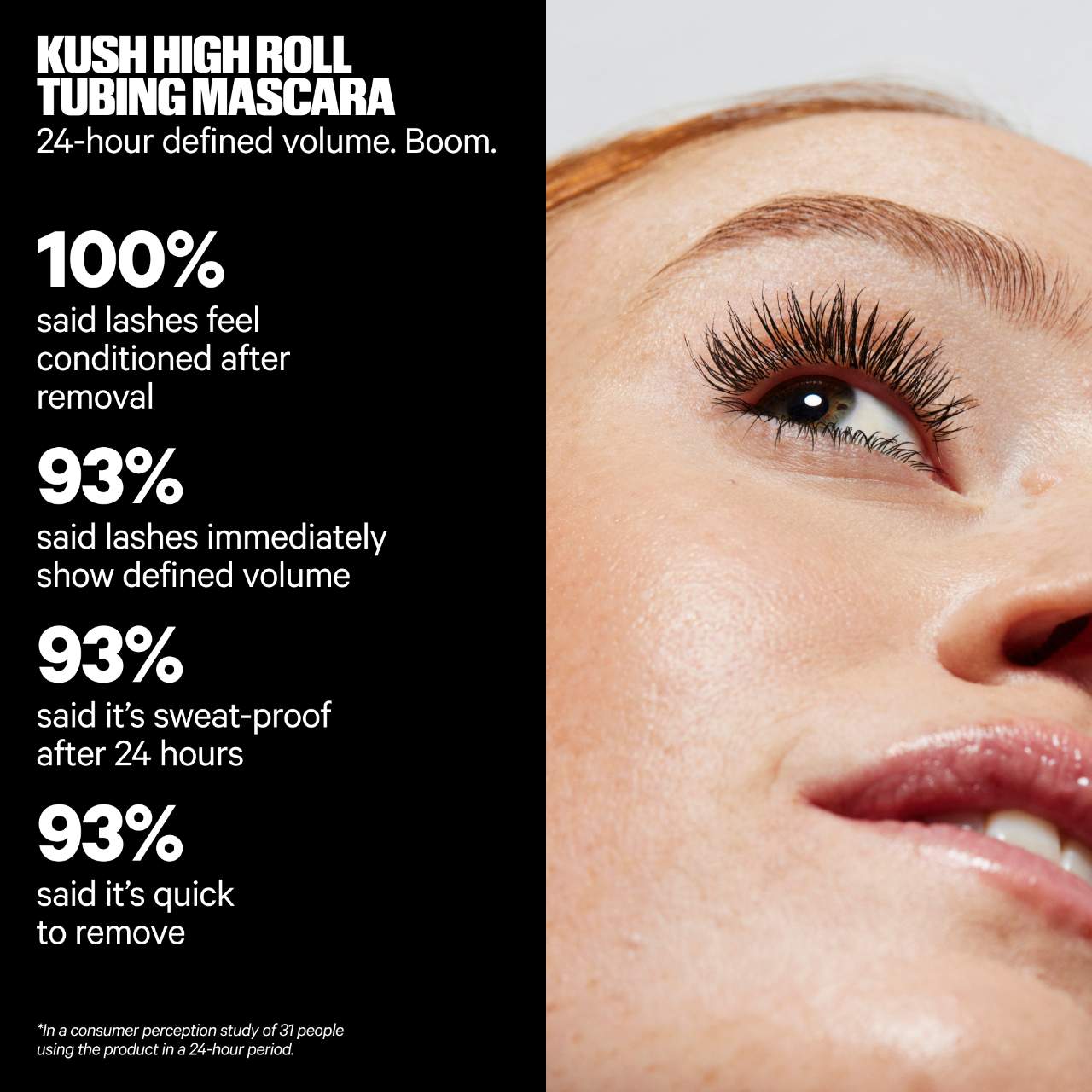 KUSH High Roll Defining & Volumizing Tubing Mascara