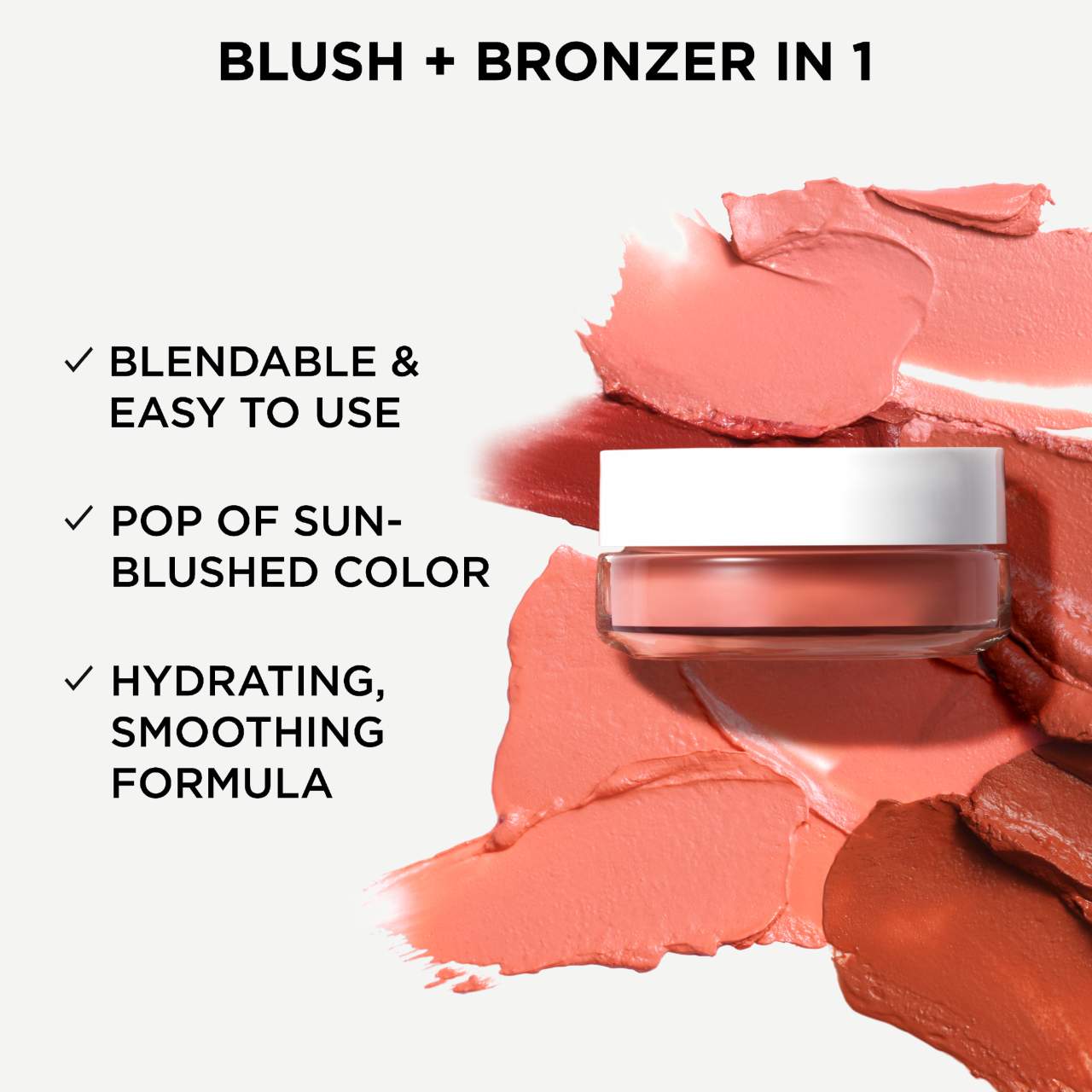 Glow with Confidence Sun Cream Blush Hyaluronic Acid